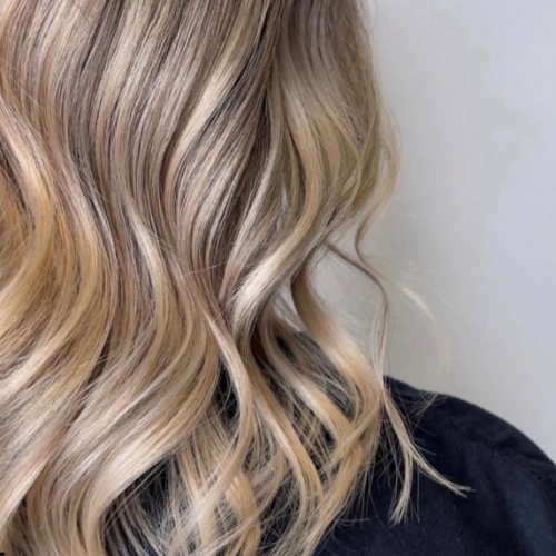 An example of our hair colouring service
