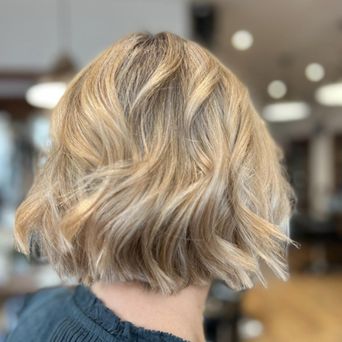 An example of our hair colouring service