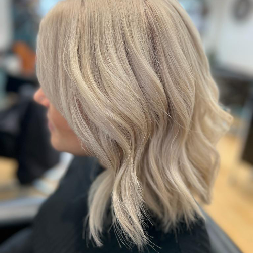 An example of our hair styling service