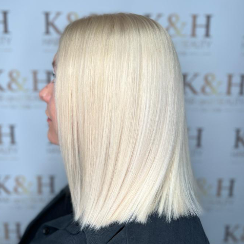 An example of our hair styling service