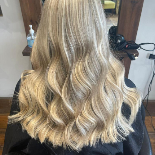An example of our hair styling service